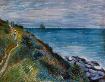 Alfred Sisley : On the Cliffs, Langland Bay